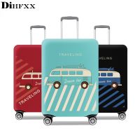 DIHFXX Car printing Travel Dustproof Luggage Cover Portable Elastic Stretch Protect Suitcase Cover to 18-32 Case Covers DX-7