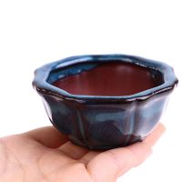 1PC 7.5x3.5cm New Bonsai Bonsai Pots Pots Breathable Stoneware With Holes