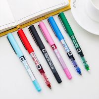 ปากกาอุปกรณ์การเรียนเขียนแบบน้ำปากกาหมึกเจลสีสำหรับนักเรียนสำนักงานปากกาลบได้1ชิ้น
