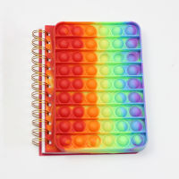 2021 Pop Its Notebooks School Agenda Writing Book Fidget Planner Toy Pad Sensory Diary Relief Squeeze Kids Educational Supplies