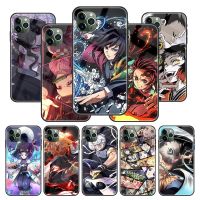 [สินค้าใหม่ในสต็อก] ปีศาจฆ่า Kimetsu No Yaiba กรณีสำหรับ iPhone 14พลัส12 13 11 Pro Max SE 2020 X XS XR 8 7 6 6วินาทีกระจกโทรศัพท์ปก