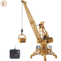 1:12 Remote Control Tower Crane Toy Simulation Wire Control Electric Engineering Vehicle Model For Boys Collection