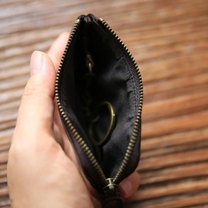 genuine-leather-men-key-wallet-zipper-housekeeper-pouch-holder-keychain-crazy-horse-coin-purse