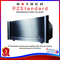 Anthem P2 Standard 2-channel power amplifier 325 watts per channel continuous power into 8 ohms. Warranty 3 years