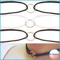 แฟชั่นที่น่าสนใจ X-STARRY สไตล์เครื่องประดับยอดนิยมแหวนรอบ Choker เครื่องประดับที่เรียบง่ายสร้อยคอหนังกำมะหยี่โซ่