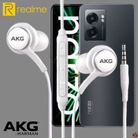 หูฟัง สมอลทอล์ค Realme In-Ear Aux เรียลมี Narzo 50 5G และทุกรุ่น อินเอียร์ เสียงดี เบสหนัก สายถัก รีโมทเพิ่ม-ลดระดับเสียง