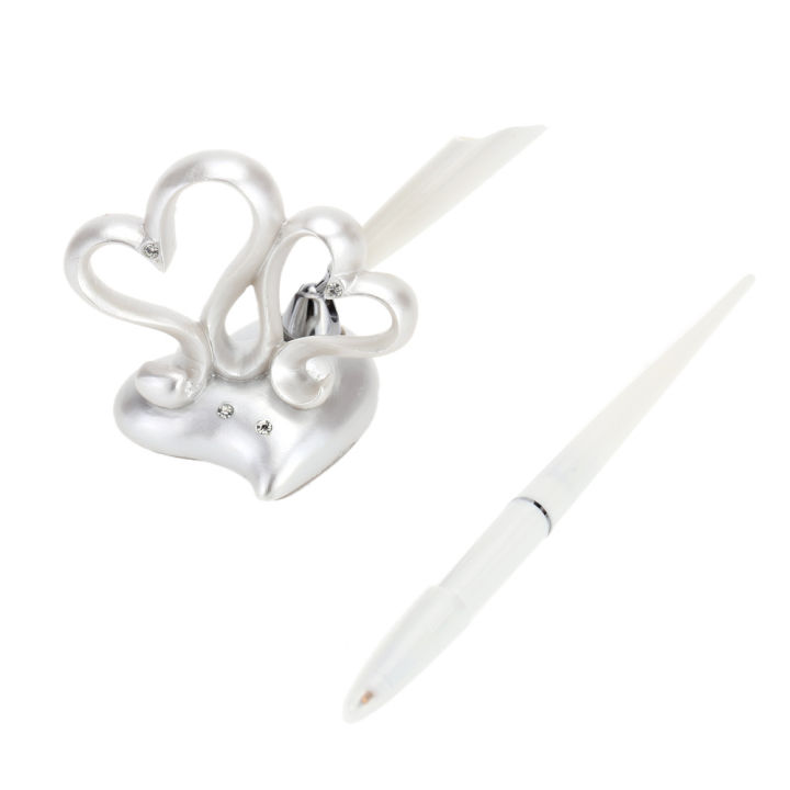 หัวใจเรซิ่นคู่กล่องของขวัญพรีเมี่ยมเซิงปากกาเซ็นชื่อแขกปากกาเซ็นชื่อปากกาเซ็นชื่อ-set-pulpen