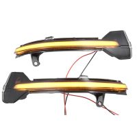 2ชิ้นสำหรับ Bmw 5 6 7ชุด F10 F11 F01 F07 F06 F12 F13ไฟเลี้ยว Led แบบไดนามิกกระจกมองหลังตัวบ่งชี้กระพริบ