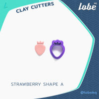 Strawberry Shape A Clay Cutter/ Clay Tools/ Clay Earring Cutter/ Plastic Polymer Cutter/ Polymer Clay Cutter/ แม่พิมพ์กดดินโพลิเมอร์ทำต่างหู/ ทำต่างหู DIY/ รูปทรงลูกสตรอเบอร์รี่