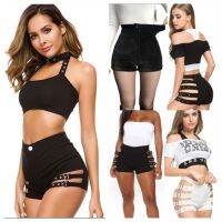 Women Sexy black Shorts Girl High waist Stretch Beach Hot Shorts YF049- 839