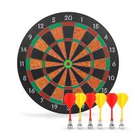 Magnetic Dart Board Set Safe To Use Protective Easy Hanging Dart Board Set Parent-child Game Accessories With 6 Magnetic Dart