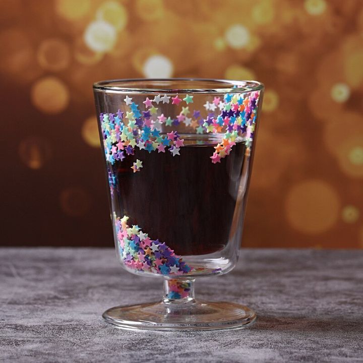 ใหม่2023-1ชิ้นน่ารักผนังคู่ทนความร้อนได้ถ้วยแก้วถ้วยหัวใจ-glitters-creative-ไวน์ของขวัญกาแฟดื่ม-stemware