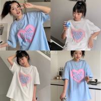 CC เสื้อThe Bubble loveสีพาสเทล สไตส์เกาหลี เสื้อยืดงานดี ผ้าเด้ง ลายสกีน Y53