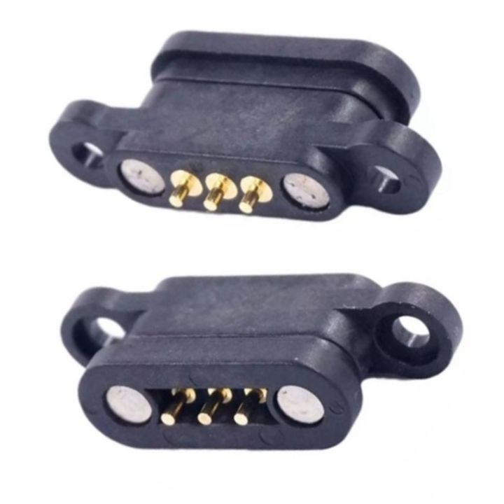 10-pairs-spring-loaded-magnetic-pogo-pin-connector-3-positions-magnets-pitch-2-3-mm-through-holes-male-female-probe
