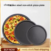 7/8/9 Inch Premium Non Stick Pizza Pan Bakeware Carbon Steel Pizza Plate Round Deep Dish Pizza Pan Tray Mold Mould Baking Tools