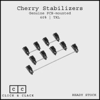 Genuine Cherry Stabilizers (Screw-in) for Mechanical Keyboard (60 TKL 7U)