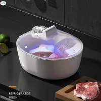 ABH Máy Rã Đông Bảo Quản Thực Phẩm Chống Bụi Máy Rã Đông Giữ Tươi Hệ Thống Rã Đông 360 ° Hộp Rã Đông Có Thể Sạc Qua USB