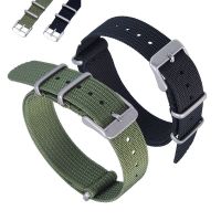 Military Strap Nylon Universal 18mm 20mm 22mm Watch Straps Striped Replacement Watch Accessories Nylon Watch Straps Braid Straps