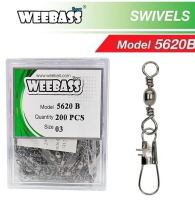 WEEBASS กิ๊ฟลูกหมุน - รุ่น BX 5620B แบบยกกล่อง (200pcs)