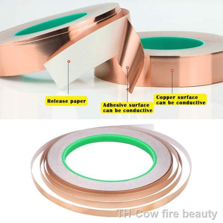 yf-adhesive-conductive-foil-tape-3-5-6-8-10mm-sided-conduct-tapes-length-20m