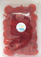 100pcs Red PunGii BaBy Outlet Plugs ที่ปิดปลั๊กไฟ ป้องกันไฟดูด แพ็ค100ชิ้น สีแดงใส