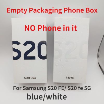 Samsung Galaxy แท้สีน้ำเงิน/ขาว S20 FE 5G บรรจุกล่องเปล่าหรือมาพร้อมกับสายตัวแปลง OTG หูฟัง UK/US/EU R รวมทั้งหมดใหม่
