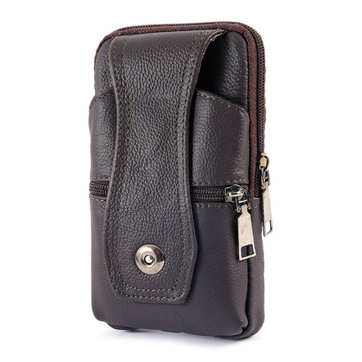 men-waist-bag-pu-leather-vintage-waist-packs-men-travel-fanny-pack-belt-loops-hip-bum-bag-multifunction-mobile-phone-pouch