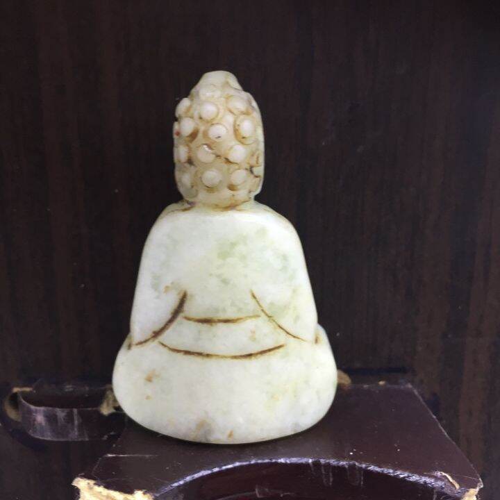 collectable-chinese-white-jade-carved-maitreya-buddha-happy-buddha-exquisite-small-statues