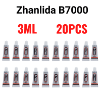 Zhanlida B7000 3ML Pack Of 20 Free Shipping Clear Contact Adhesive Repair Glue