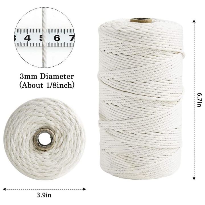 hot-lozklhwklghwh-576-ร้อน-w-m-acrame-สายผ้าฝ้ายธรรมชาติบิด2มิลลิเมตร-3มิลลิเมตร-m-acrame-เชือกสตริง-diy-หัตถกรรมถักทำพืชไม้แขวนเสื้อแขวนผนังตกแต่ง