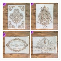 ♕卐 A4 size Wall Painting Frame Design stencils Scrapbooking Stamp Album Decorative Embossing Craft Paper DIY Flower Label Template