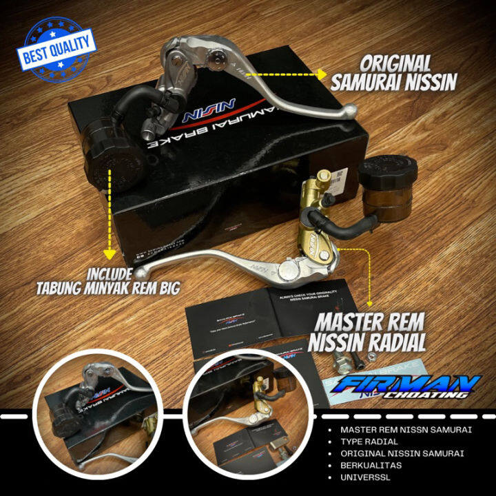 Master Rem Nissin Radial Original Nissin Samurai Lazada Indonesia