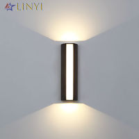 Aluminum LED Outdoor Wall Lamp Waterproof Garden Light Stair Aisle Corridor Porch Light Front DOOR Wall Lights Indoor Wall Lamps