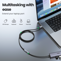 (Spot Goods) Ugreen Usb C Cabo De Extensão Tipo C Cabo Extensor USB-C Thunderbolt 3สำหรับ Xiaomi Nintendo Interruptor Usb 3.1 Cabo De Extensão Usb,。,《 Suggest Order 》