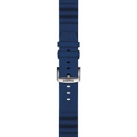 TISSOT Official Blue Silicone Strap Lugs 22 mm ทิสโซต์ สายซิลิโคน สีน้ำเงิน ขนาด 22 มม. T852047175