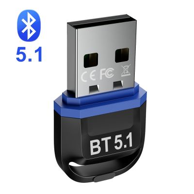【ยืดหยุ่น】อะแดปเตอร์บลูทูธ USB Bluetooth Dongle 5.1ตัวรับสัญญาณบลูทูธ5 0อะแดปเตอร์ Mini USB BT Transmitter 5.0ไร้สายสำหรับพีซีคอมพิวเตอร์