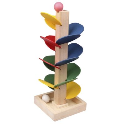 Colorful Tree Marble Ball Run Track Building Blocks Kids Wooden Toys Montessori Learning Educational Toys for Children Gifts