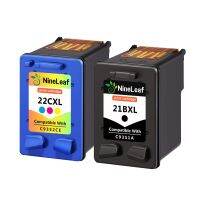 NineLeaf Remanufactured Hp21xl และตลับหมึก Hp22xl HP21 22ตลับหมึกเข้ากันได้กับ HP Deskjet F2180 F2280 F4180 D1460