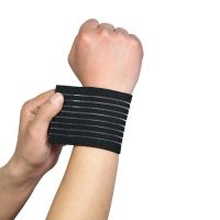 1 piece Elastic Sport Bandage Wristband Hand Gym Support Wrist Brace Wrap Tennis Cotton Weat Band Fitness Powerlifting