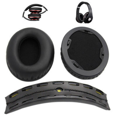 1 Pair Replacement Ear Pads + Headband Cushion for Beats by dr dre Studio 1.0 Headphone sponge cover Earphone Accessories