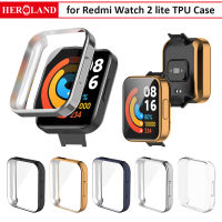 Xiaomi Redmi Watch 2 Lite เคสนาฬิกาป้องกัน,เคสป้องกันหน้าจอเต็มรูปแบบ Redmi2 Lite เคส TPU ใส