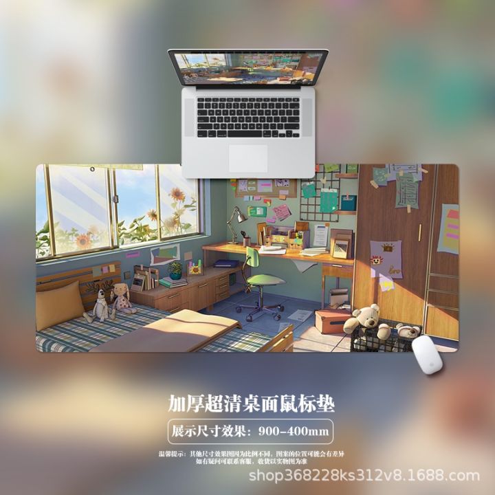แผ่นรองเมาส์ศิลปะ-แผ่นรองเมาส์เกมมิ่งขนาดใหญ่-แผ่นรองเมาส์คอมพิวเตอร์-เครื่องเกมเย็บตาราง-แผ่นรองเมาส์แป้นพิมพ์คอมพิวเตอร์-xxl