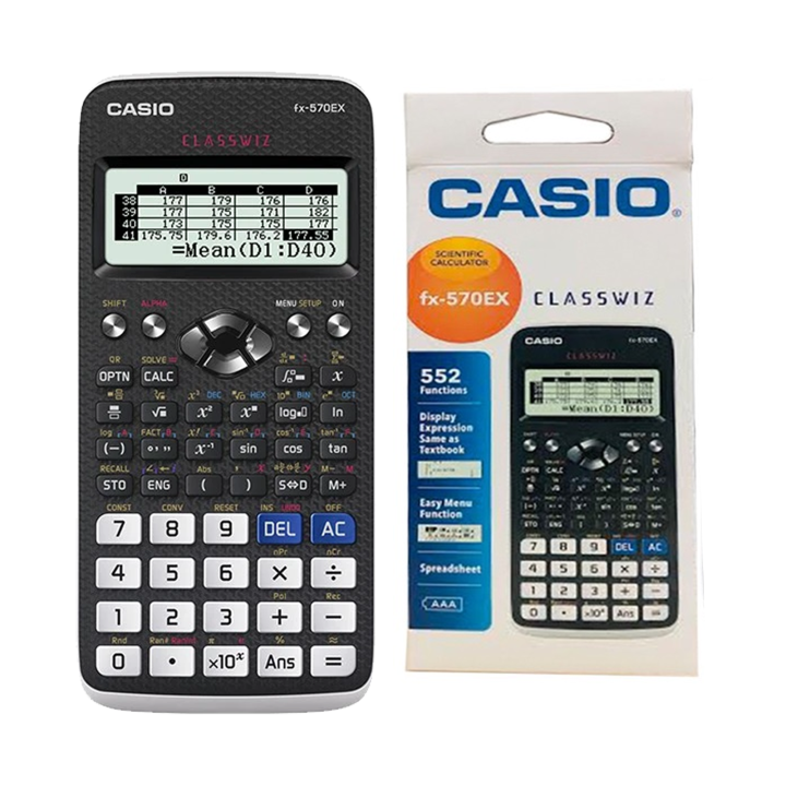 CASIO SCIENTIFIC CALCULATOR FX-570EX CLASWIZ FOR SCHOOL/COLLAGE ...