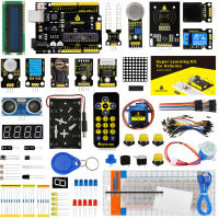 Keyestudio STEM Super Starter Kit พร้อมบอร์ด V4.0สำหรับ Arduino Starter Kit สำหรับ UNOR3 32โครงการ EN &amp; RU Tutorial W กล่องของขวัญ