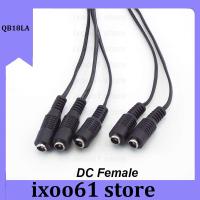 ixoo61 store 5pcs DC Power Female Cable 12V Plug DC Adapter Cable Plug Connector for CCTV Camera LED Strip Plug 5.5*2.1mm