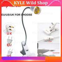 KYLE Wild Shop 360 Degrees Flexible Desk Lamp Holder E27 Base Socket Clip-On Cable With On Off Switch for Home Plant Grow Light