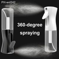 200ML/300ML Clear Hairdressing Spray Bottle Plastic Refillable Empty Continuous Mist Watering Can Salon Hair Cutting Care Tools