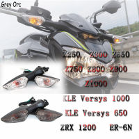 สำหรับคาวาซากิ Z250SL Z1000SXX-6R ZX-10R นินจา1000650300250SL รถจักรยานยนต์ไฟแสดงสถานะที่มีคุณภาพสูงด้านหน้าหลังเปิด Signa