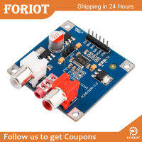 Foriot PCM5102 PCM5102A บอร์ดตัวถอดรหัส DAC I2S อินพุต32Bit 384K สำหรับอุปกรณ์หลักสีแดง