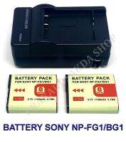 NP-BG1  BG1 แบตเตอรี่  แท่นชาร์จ  แบตเตอรี่พร้อมแท่นชาร์จสำหรับกล้องโซนี่ Battery  Charger  Battery and Charger For Sony Cybershot DSC-H20,H55,N1,N2,T25,W110,W115,W125,W200,W210,W220,W230,W270,W290,W300,W35,W40,W85,H3,H70,H90,HX10,HX20